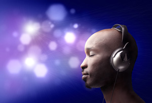 meditating-with-headphones